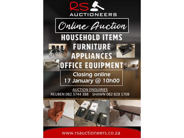 Furniture & Appliance Clearance Sale 17 Jan 2023